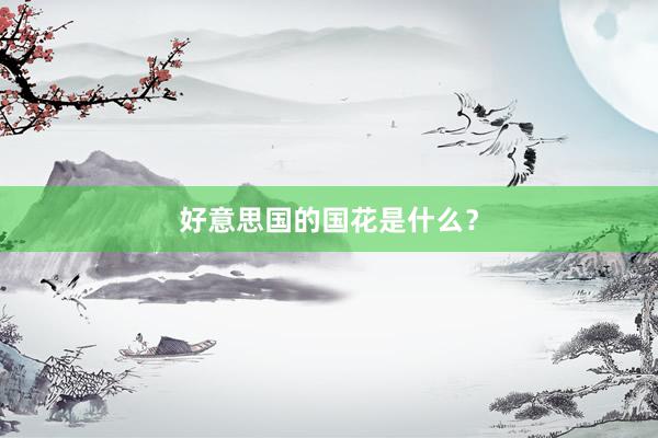 好意思国的国花是什么？