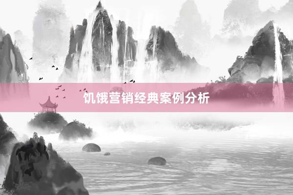 饥饿营销经典案例分析
